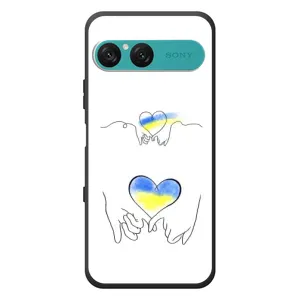 Чехол для Патриота Украины Sony Xperia 10 VII - (AlphaPrint) (Мир Украине)