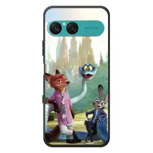 Чехол Зоотрополіс на Sony Xperia 10 VII (Герои мультфильма Зверополис)