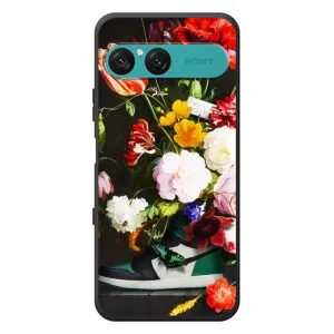 Бренднові Чохли для Sony Xperia 10 VII - (PREMIUMPrint) (Nike цветы)