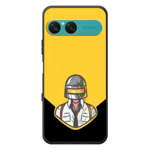 Чехол PUBG для Со́ни Экспе́рия 10 VII (AlphaPrint) (Пабг в шлеме)