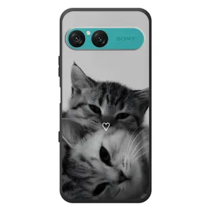 Чехол с рисунком кот на Sony Xperia 10 VII (Пара котов)