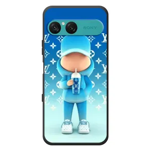 Крутые Чехлы Луи Виттон для Sony Xperia 10 VII (AlphaPrint) (Парень LV)