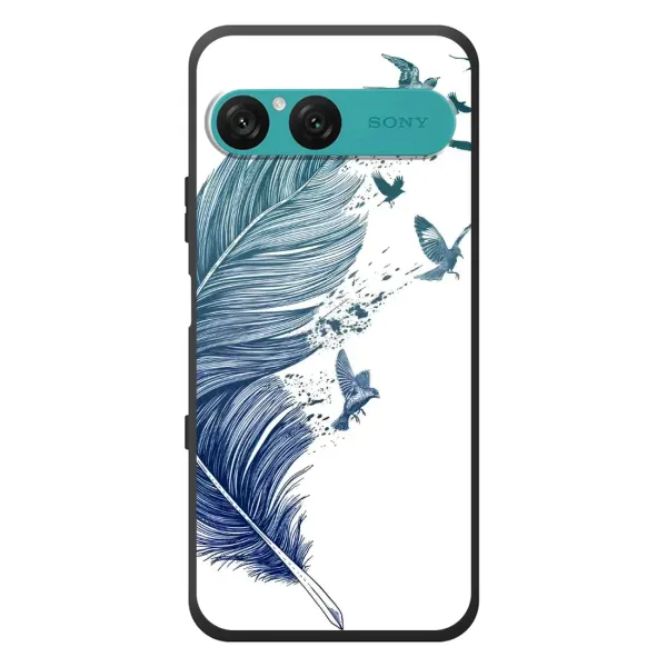 Чохол з принтом «Перо» для Sony Xperia 10 VII