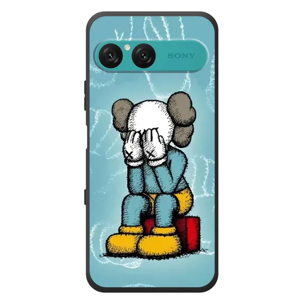 Чехол с принтом «Плач Bearbrick» для Sony Xperia 10 VII