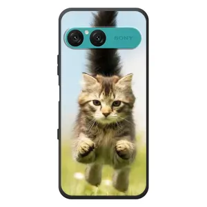 Чехлы с Котиками для Sony Xperia 10 VII (VPrint) (Прыжок кота)