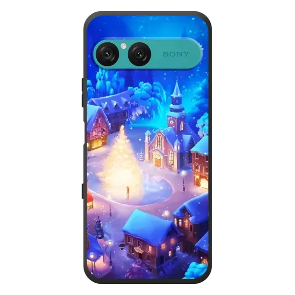Чохол з принтом «Різдвяне місто» для Sony Xperia 10 VII
