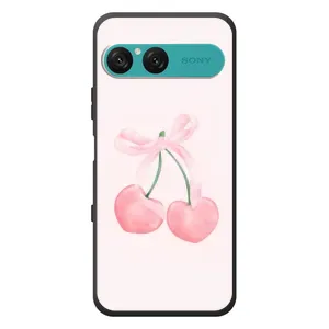 Чохол з розовим принтом для Sony Xperia 10 VII (Рожеві вишні)