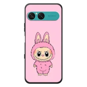 Чехол с Лабубу на Sony Xperia 10 VII (Розовый Лабубу)
