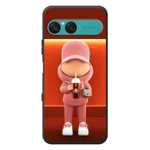 Крутые Чехлы Луи Виттон для Sony Xperia 10 VII (AlphaPrint) (С Кофе)