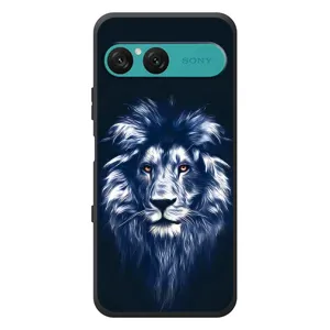 Чохол з картинкою ЛЕВ для Sony Xperia 10 VII (VPrint) (Синій Лев)