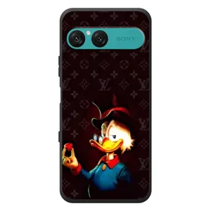 Чехлы для Sony Xperia 10 VII - Скрудж МакДак Louis Vuitton (PREMIUMPrint) (Скрудж с бриллиантом)