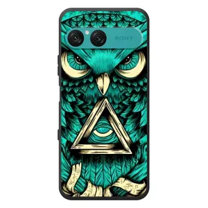 Чехол с птицами на Sony Xperia 10 VII (VPrint) (Сова с глазом)