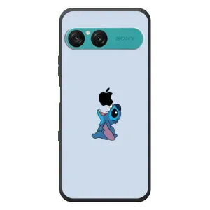 Чехол с принтом Стич на Sony Xperia 10 VII (Stitch apple)