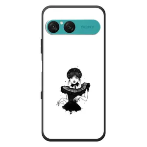 Чехлы Венсдей на Sony Xperia 10 VII Уэнсдей (AlphaPrint) (танец Уэнздей)