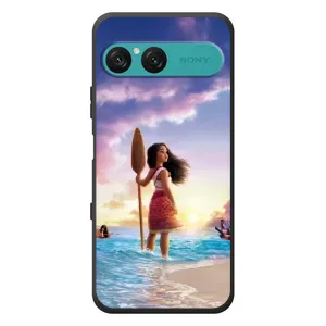 Чехол с мультфильмом Моана Sony Xperia 10 VII (Моана с веслом)