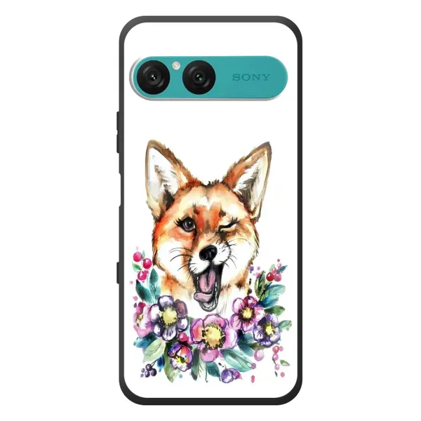 Чехол с принтом «Веселая лисичка» для Sony Xperia 10 VII