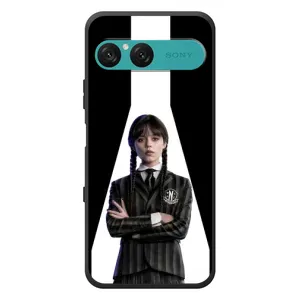 Чехлы Венсдей на Sony Xperia 10 VII Уэнсдей (AlphaPrint) (W-Wednesday)