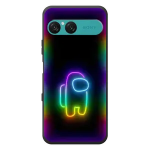 Чехол Амонг Ас для Sony Xperia 10 VII (AlphaPrint) (Яркий скин)
