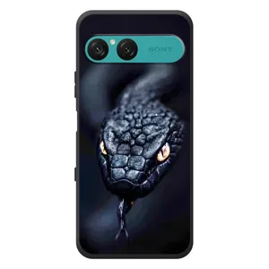Чехол с картинкой «Хищники» для Sony Xperia 10 VII (Черная змея)