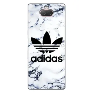 Чохли Адидас для Sony Xperia 10 (AlphaPrint) (Адідас на мраморі)