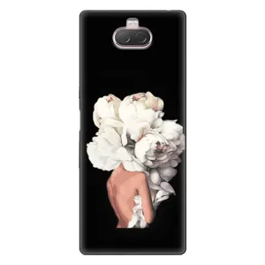 Чехлы (ART) Цветы на Sony Xperia 10 (VPrint) (Білі квіти)