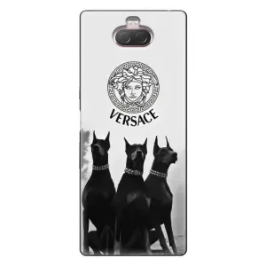 Чохли VERSACE для Sony Xperia 10 (PREMIUMPrint) (Доберман Версаче)