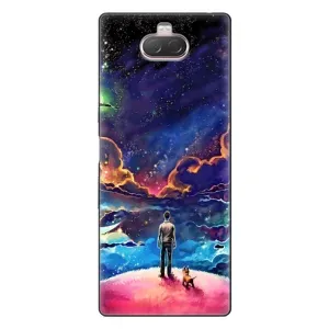 Космічні Чохли для Sony Xperia 10 (VPrint) (Вид Галактики)