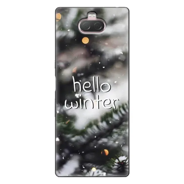 Чехол с принтом «Hello winter» для Sony Xperia 10 Чехол с принтом «Hello winter» для Sony Xperia 10