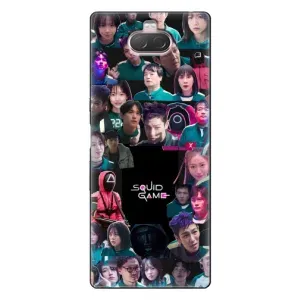 Чохол з принтом «Колаж Гра кальмара» для Sony Xperia 10