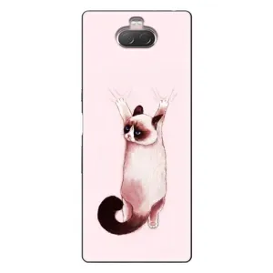 Чохол на Sony Xperia 10 з Котиками (VPrint) (Котик падає)