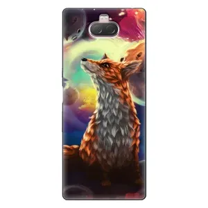 Чохли з картинкою Лисичка для Sony Xperia 10 (VPrint) (Лисичка в космосі)