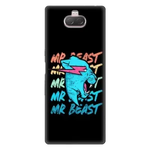 Чохли Містер Біст для Sony Xperia 10 (logo Mr beast)