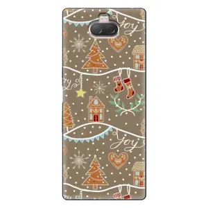 Новорічні, Святкові Чохли для Sony Xperia 10 - 2024 год (Новорічні пряники)