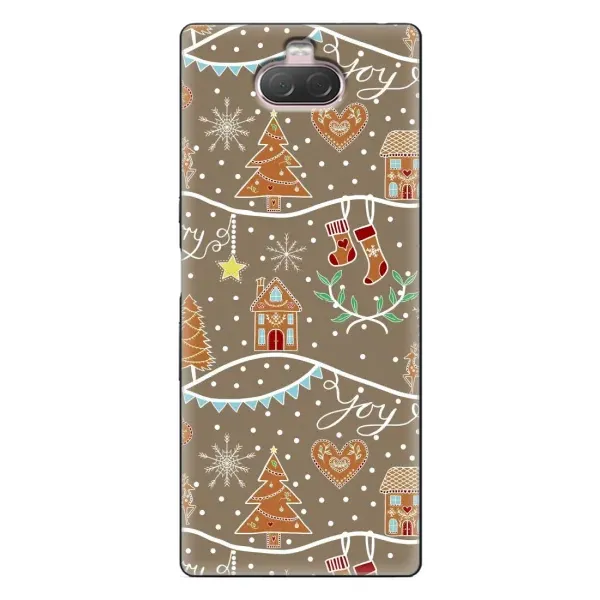 Чехол с принтом «Новогодние пряники» для Sony Xperia 10 Чехол с принтом «Новогодние пряники» для Sony Xperia 10