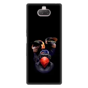 Чохол з Мавпами Sony Xperia 10 - (AlphaPrint) (Три мавпи)