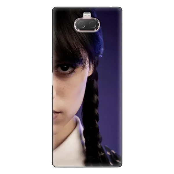 Чехол с принтом «Загадочный взгляд Уэнздей» для Sony Xperia 10