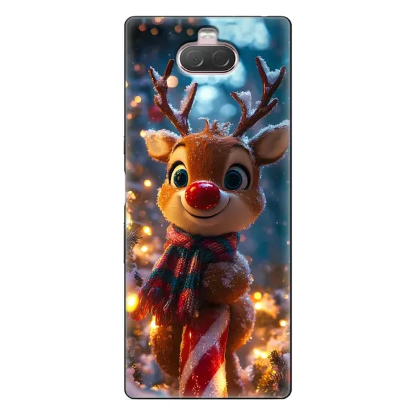 Чохол з принтом «Олень з шарфом» для Sony Xperia 10