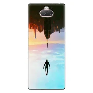 Чохол з людиною павуком для Sony Xperia 10 - (AlphaPrint) (Людина павук)