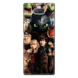 Чехол как приручить дракона на Sony Xperia 10 (Персонажи дракона)