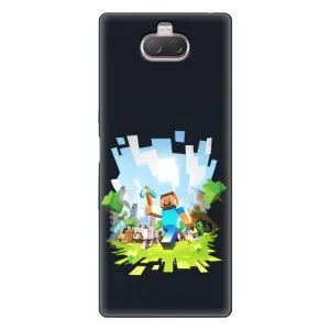 Чохол Майнкрафт на Sony Xperia 10 (AlphaPrint) Minecraft (персонажі Minecraft)