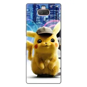 Чохол з Пікачу на Sony Xperia 10 (Пікачу в місті)