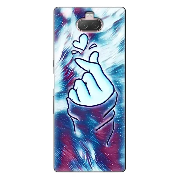 Чехол с принтом «Радужное сердце» для Sony Xperia 10