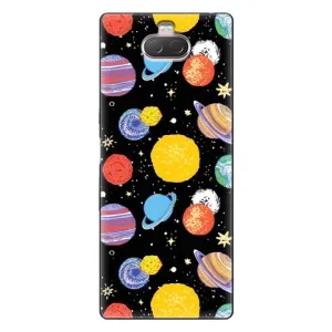 Космічні Чохли для Sony Xperia 10 (VPrint) (Намальовані планети)