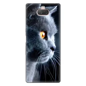 Чохли з Котиками для Sony Xperia 10 (VPrint) (Сірий Кіт)
