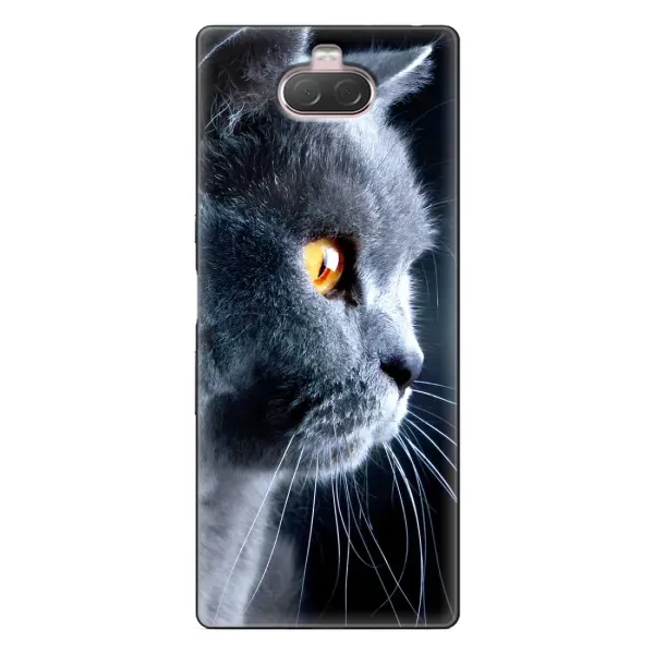 Чехол с принтом «Серый Кот» для Sony Xperia 10
