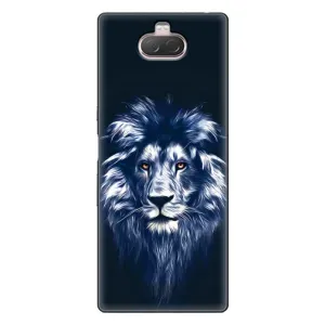 Чохол з картинкою ЛЕВ для Sony Xperia 10 (VPrint) (Синій Лев)