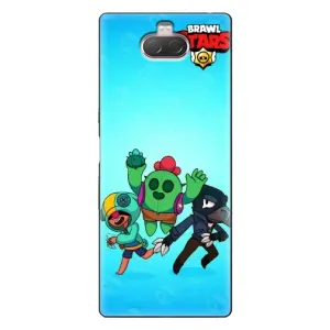Чехлы Brawl Stars для Sony Xperia 10 (AlphaPrint) (Тріо героїв)