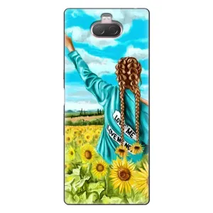 Чохол для Патріота України Sony Xperia 10 - (AlphaPrint) (Україночка)