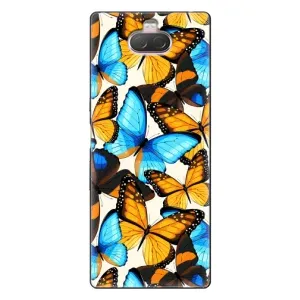 Чохол з принтом для Sony Xperia 10 - (Прикольні) (AlphaPrint) (Яскраві метелики)