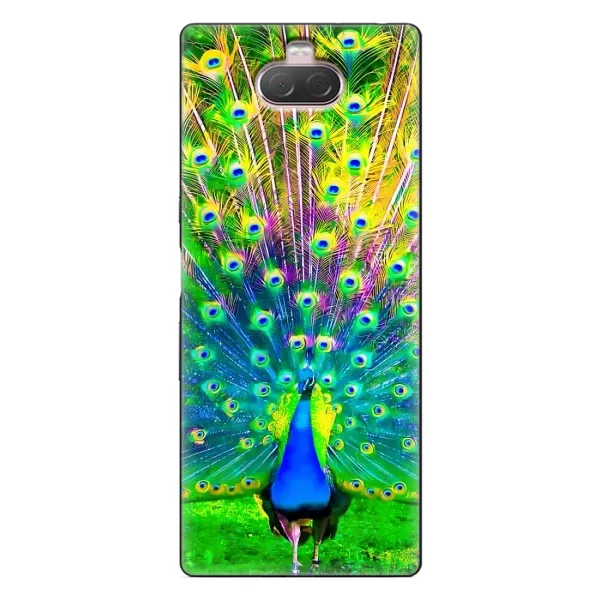 Чохол з принтом «Яскравий Павлин» для Sony Xperia 10 Чохол з принтом «Яскравий Павлин» для Sony Xperia 10